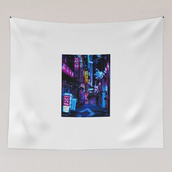 Item preview, Blue-Tokyo-Alleys designed and sold by PeterBuchholz.