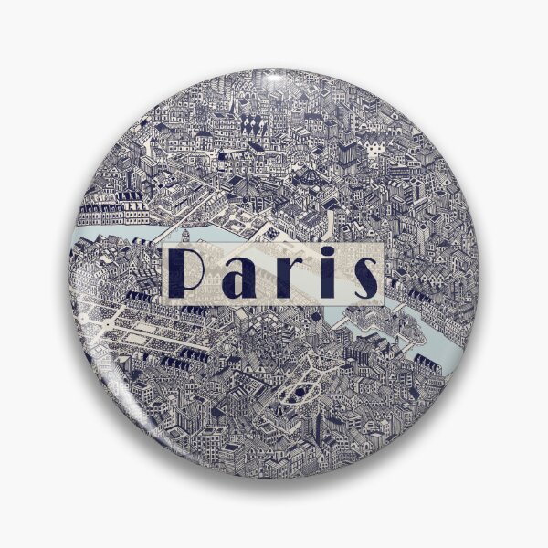 Item preview, Paris city map designed and sold by oliver polanski.