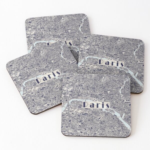 Item preview, Paris city map designed and sold by oliver polanski.