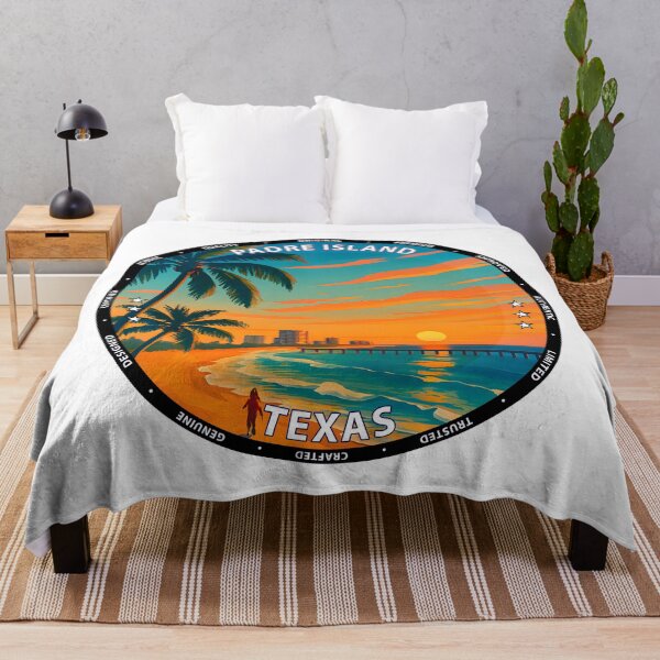 Item preview, South Padre Island Texas Beach Sunset | Tropical Travel Poster USA designed and sold by inkNext.