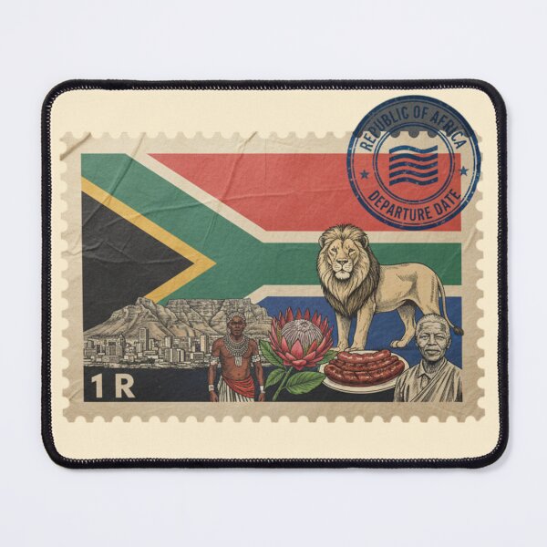Item preview, Vintage Stamp Celebrating South African Culture designed and sold by KhAIa Reeve Art Studio.
