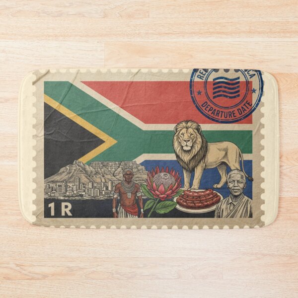 Item preview, Vintage Stamp Celebrating South African Culture designed and sold by KhAIa Reeve Art Studio.