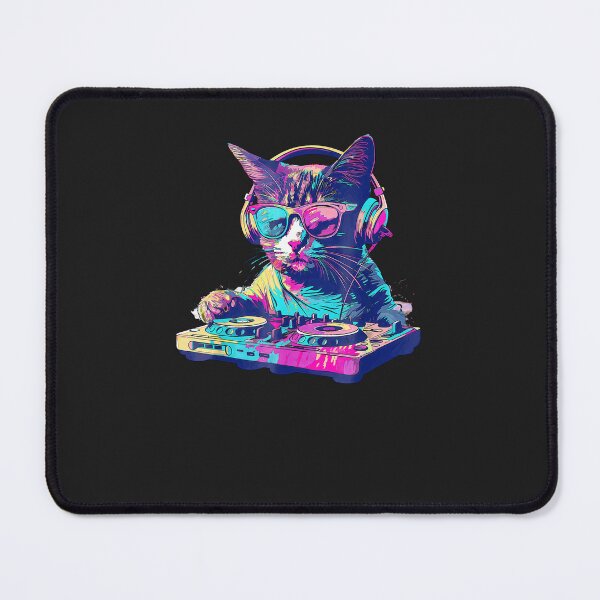 Item preview, Cartoon-Cat-Dj designed and sold by elleryngvodde.