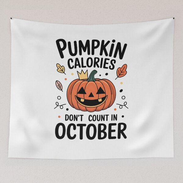 Item preview, Pumpkin Calories Don’t Count | Funny Fall Halloween designed and sold by Haji  Kamora.