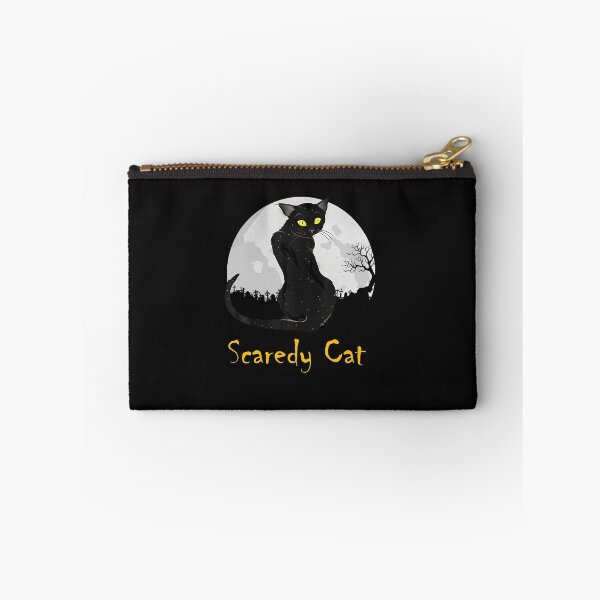 Item preview, Scaredy Cat - Halloween Black Cat With Full Moon (C) designed and sold by titusfacund.