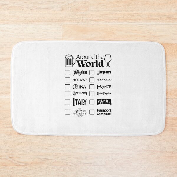 Item preview, Epcot Drink Around the World (Black Text T-Shirt designed and sold by AntwanAberna.