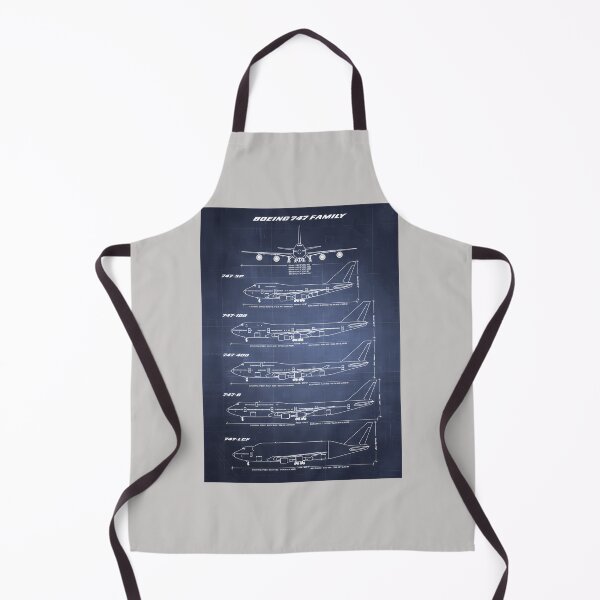 Item preview, Boeing-747-Family-Blueprint-(Dark-Blue) designed and sold by GabyBergmann.