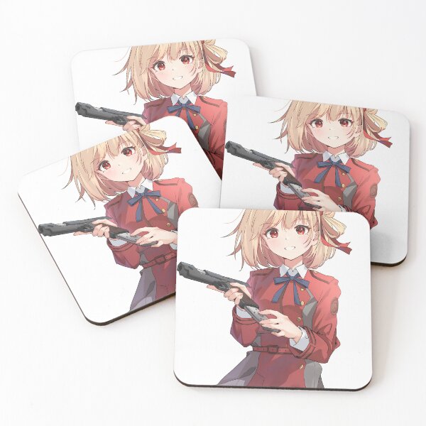 Item preview, Chisato Nishikigi Lycoris Recoil Armed Smile designed and sold by bystudiolereve.
