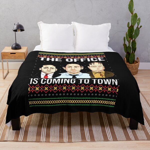 Item preview, The Offfce is Coming to Town Michael Scott Jim Halpert Dwight Schrute Ugly  designed and sold by ScottStewart20.