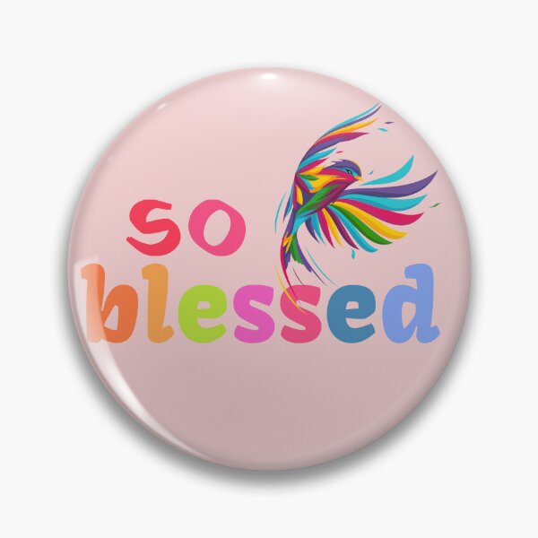 Item preview, So Blessed Multicolor Design designed and sold by Vibezo.