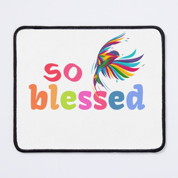 Item preview, So Blessed Multicolor Design designed and sold by Vibezo.
