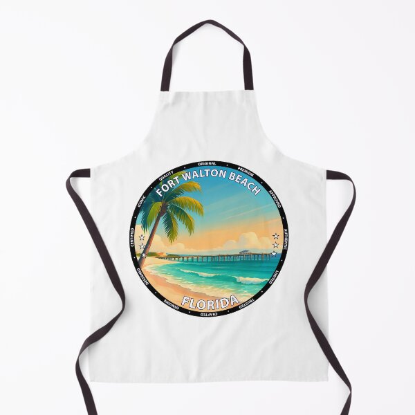 Item preview, Fort Walton Beach Florida - Emerald Coast Travel Poster USA designed and sold by inkNext.