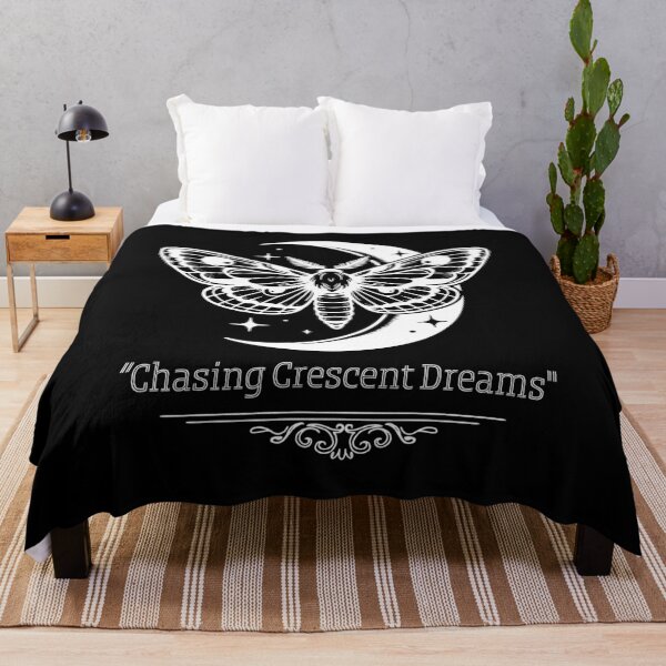 Item preview, Chasing Crescent Dreams Celestial Moth Design designed and sold by ShadeScapeArt.
