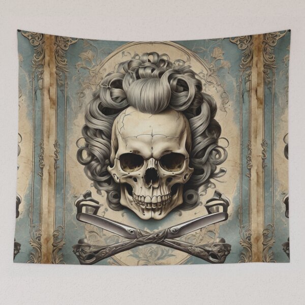 Item preview, Baroque Skull – Extravagant Rococo Wig designed and sold by Antik by Schulz.