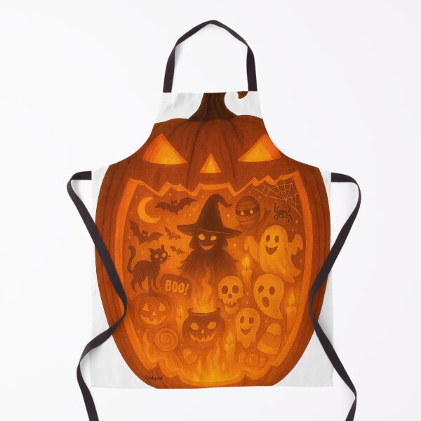 Item preview, Classic Glowing Jack-o’-Lantern Halloween Pumpkin designed and sold by Zouky.art.