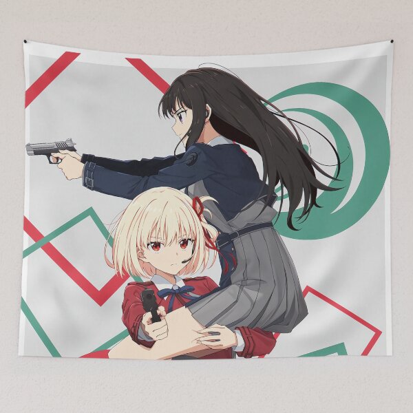 Item preview, Chisato Nishikigi takina inoue Lycoris Recoil Duo Action designed and sold by bystudiolereve.