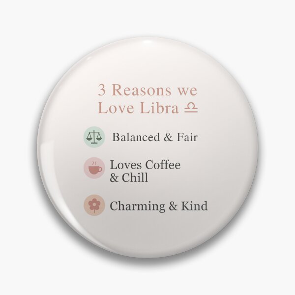 Item preview, 3 Reasons We Love Libra ♎ | Zodiac Design & Astrology Gift designed and sold by RoraLily.