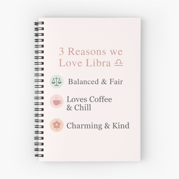 Item preview, 3 Reasons We Love Libra ♎ | Zodiac Design & Astrology Gift designed and sold by RoraLily.
