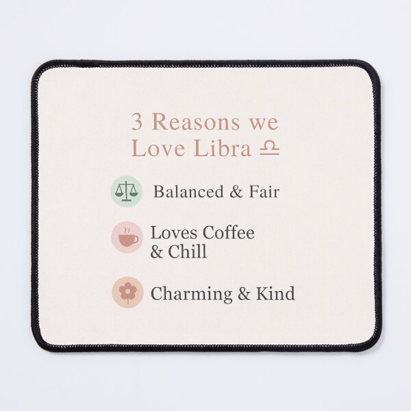 Item preview, 3 Reasons We Love Libra ♎ | Zodiac Design & Astrology Gift designed and sold by RoraLily.
