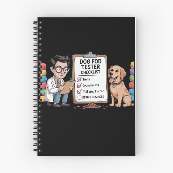 Item preview, DOG FOOD TESTERS CHECK LIST GRAPHIC  designed and sold by YourTrendyTees.