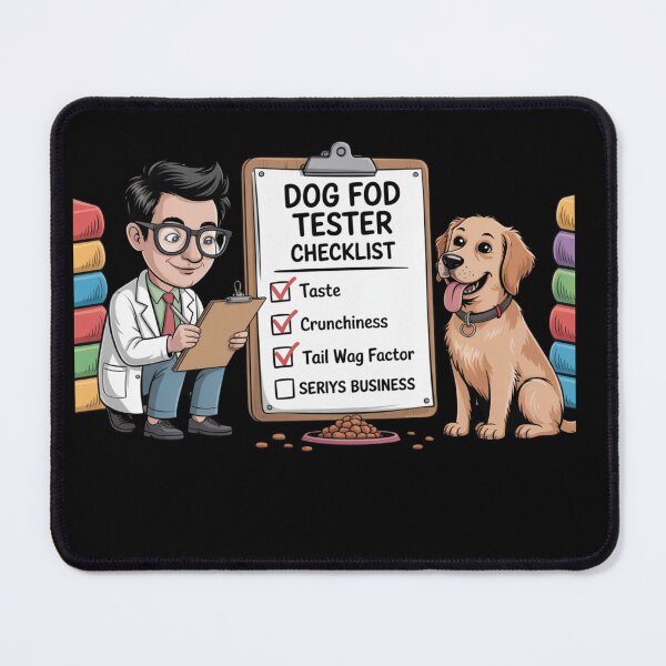 Item preview, DOG FOOD TESTERS CHECK LIST GRAPHIC  designed and sold by YourTrendyTees.