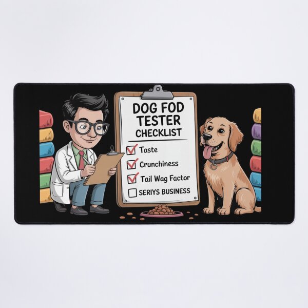 Item preview, DOG FOOD TESTERS CHECK LIST GRAPHIC  designed and sold by YourTrendyTees.