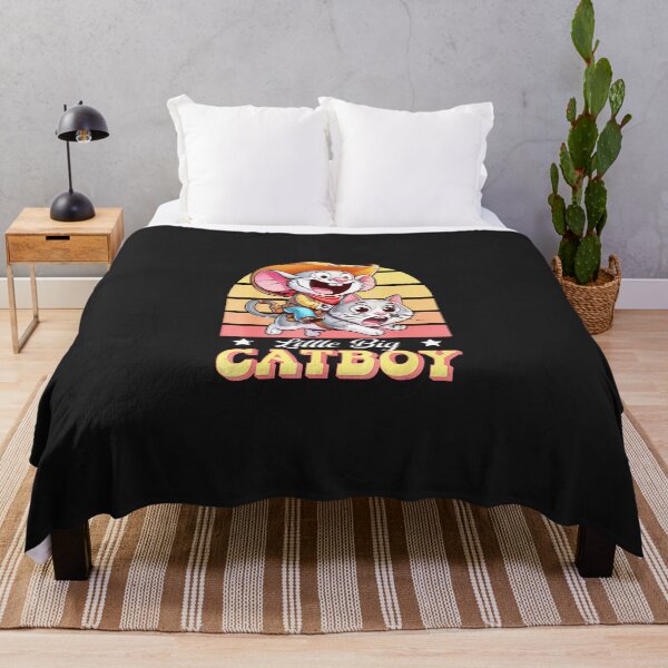 Item preview, Cartoon-Cowboy-Mouse-Riding-On-Cat---Little-Big-Catboy designed and sold by elleryngvodde.
