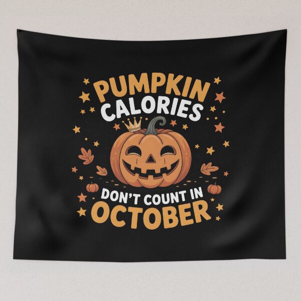 Item preview, Pumpkin Calories Don’t Count | Funny Fall Halloween designed and sold by Haji  Kamora.