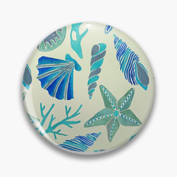 Item preview, Blue-Seashells designed and sold by ElkeFunk.