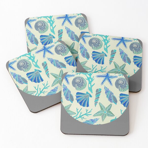 Item preview, Blue-Seashells designed and sold by ElkeFunk.