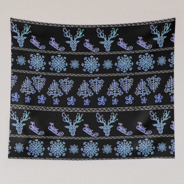 Item preview, christmas jumper in ice blue designed and sold by Sonia Osiecka Ramsurn.
