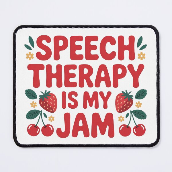 Item preview, Speech Therapy is My Jam SLP Speech Language Pathology designed and sold by BLZART.
