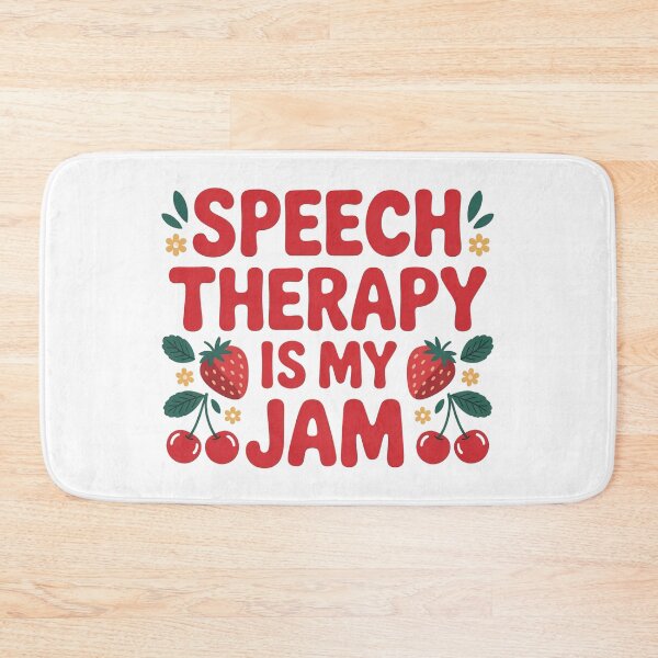 Item preview, Speech Therapy is My Jam SLP Speech Language Pathology designed and sold by BLZART.