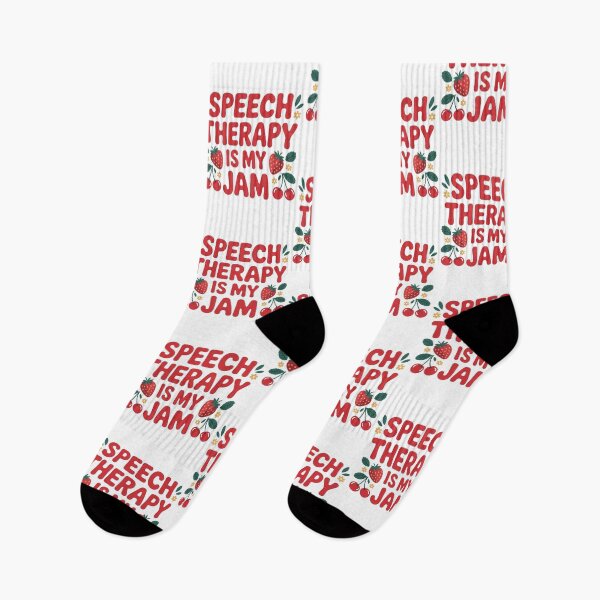 Item preview, Speech Therapy is My Jam SLP Speech Language Pathology designed and sold by BLZART.