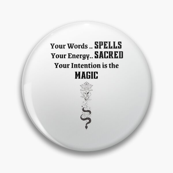 Item preview,  Sacred Energy Magical Quote Top, Motivational Apparel, Words .. SPELLS .. Energy .. Sacred, Intention .. MAGIC designed and sold by CarmaQuanTarot.