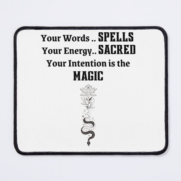 Item preview, Sacred Energy Magical Quote Top, Motivational Apparel, Words .. SPELLS .. Energy .. Sacred, Intention .. MAGIC designed and sold by CarmaQuanTarot.