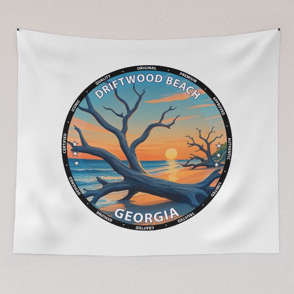 Item preview, Driftwood Beach - Jekyll Island, Georgia Coastline Art USA designed and sold by inkNext.