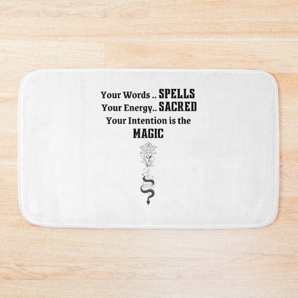 Item preview,  Sacred Energy Magical Quote Top, Motivational Apparel, Words .. SPELLS .. Energy .. Sacred, Intention .. MAGIC designed and sold by CarmaQuanTarot.