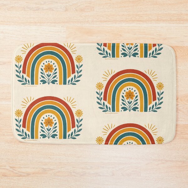 Item preview, Eclectic Rainbow Folk Art | Retro Boho LGBTQIA+ Pride Illustration designed and sold by HealerMoonHuntressDesigns.