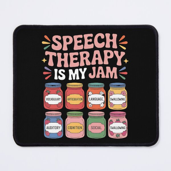 Item preview, Speech Therapy is My Jam SLP Speech Language Pathology designed and sold by BLZART.