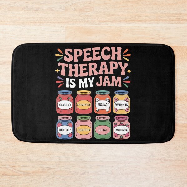 Item preview, Speech Therapy is My Jam SLP Speech Language Pathology designed and sold by BLZART.