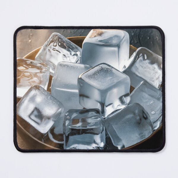 Item preview, Crystal Ice Cube Wall Art – Minimalist Refreshing Canvas Print designed and sold by jazzyfunky.