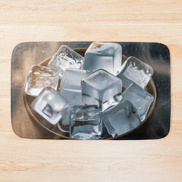 Item preview, Crystal Ice Cube Wall Art – Minimalist Refreshing Canvas Print designed and sold by jazzyfunky.