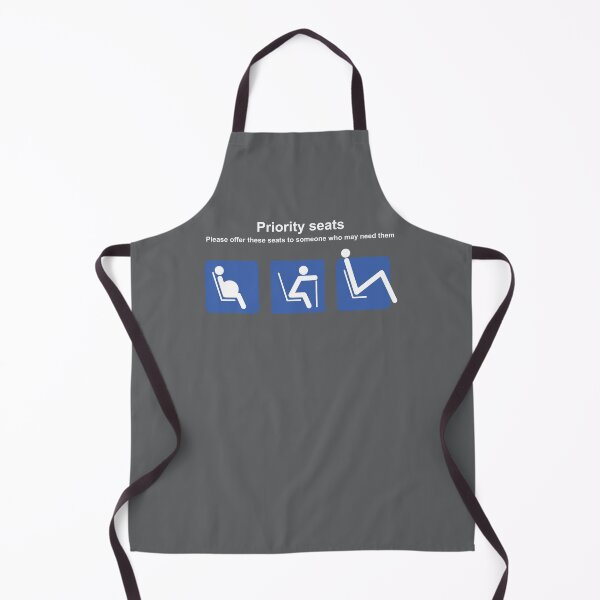 Item preview, Priority Seats (Tall People Deserve Love Too) designed and sold by Tism Island.
