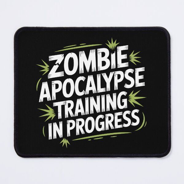 Item preview, Zombie Apocalypse Training | Funny Halloween Workout designed and sold by Haji  Kamora.