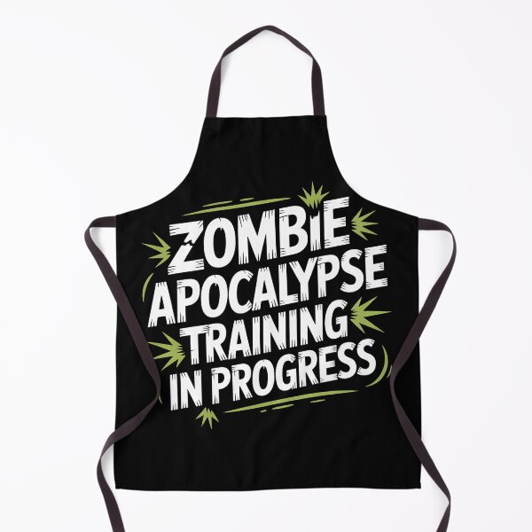 Item preview, Zombie Apocalypse Training | Funny Halloween Workout designed and sold by Haji Kamora.
