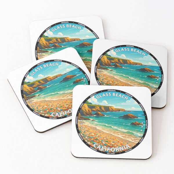 Item preview, Glass Beach - Scenic Sea Glass Shoreline, Fort Bragg California USA designed and sold by inkNext.