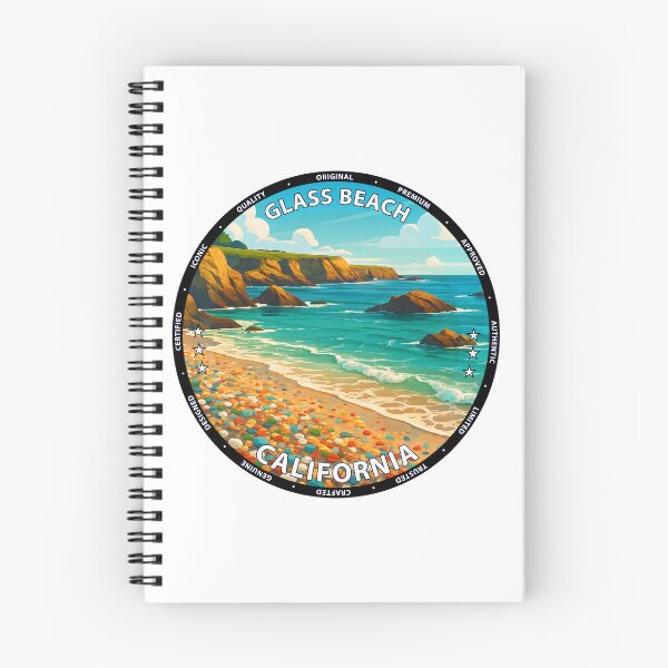 Item preview, Glass Beach - Scenic Sea Glass Shoreline, Fort Bragg California USA designed and sold by inkNext.