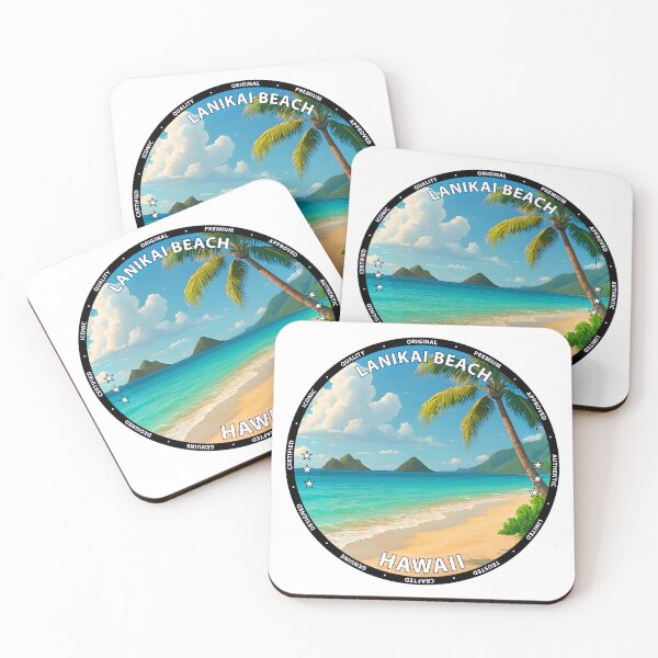 Item preview, Lanikai Beach Sunrise - Oahu Hawaii Tropical Paradise USA designed and sold by inkNext.
