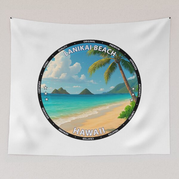 Item preview, Lanikai Beach Sunrise - Oahu Hawaii Tropical Paradise USA designed and sold by inkNext.